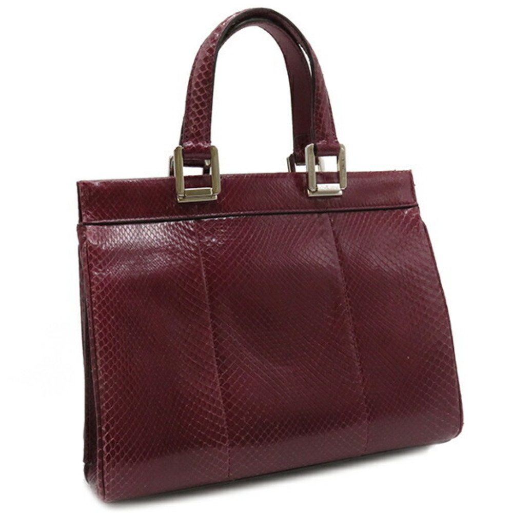 Gucci 2-Way Zumi Red Python Bag Bordeaux